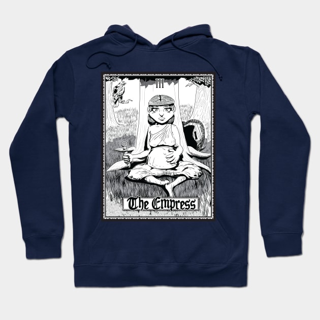 The Empress Tarot Card Hoodie by BunnyMaelstrom